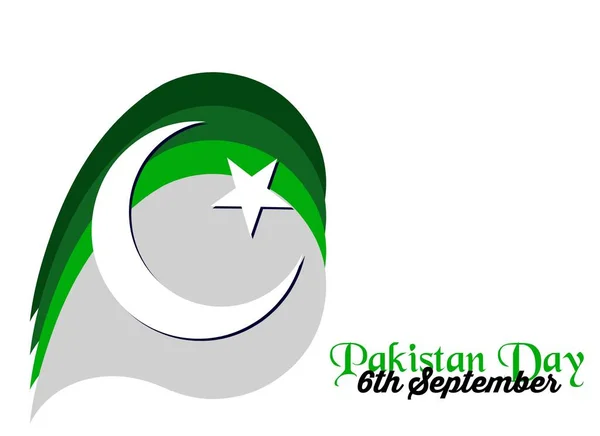 Pakistans Självständighetsdag Augusti Design Illustration Gratulationskort Vifta Pakistan Flaggor Isolerade — Stockfoto