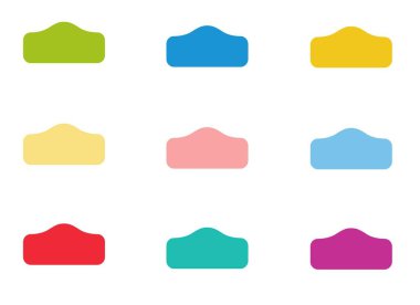 Konuşma metni seti, sohbet kutusu, mesaj kutusu çizim tasarımı. Düşünce simgesinin balon karalama biçimi.