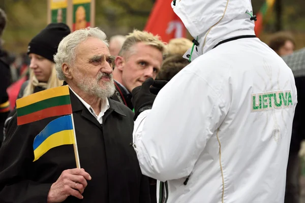 Nationalistische Kundgebung, Vilnius — Stockfoto