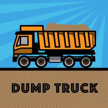 damperli kamyon çizimi