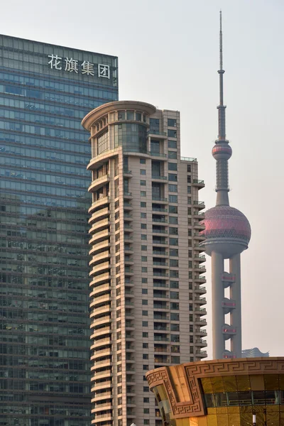 浦東地区の高層ビル — ストック写真