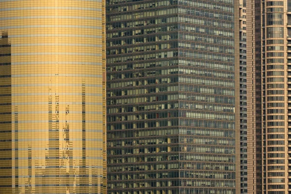 Arranha-céus do distrito de Pudong — Fotografia de Stock