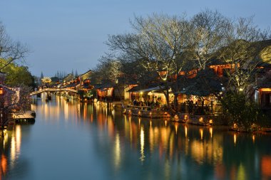 Wuzhen gece sahne
