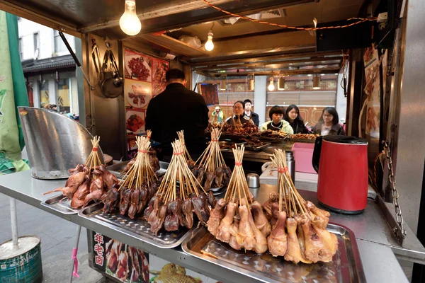 I cinesi commerciano cibo — Foto Stock