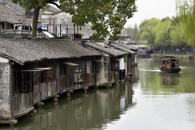 Old Town of Wuzhen, China clipart