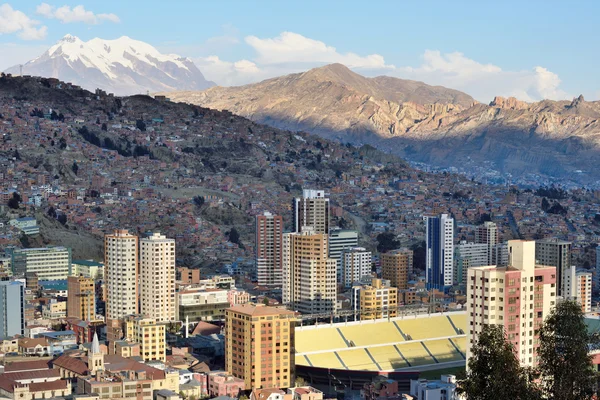 Utsikt över La Paz, Bolivia — Stockfoto