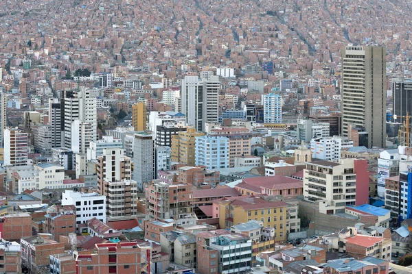 Panorama över La Paz, Bolivia — Stockfoto