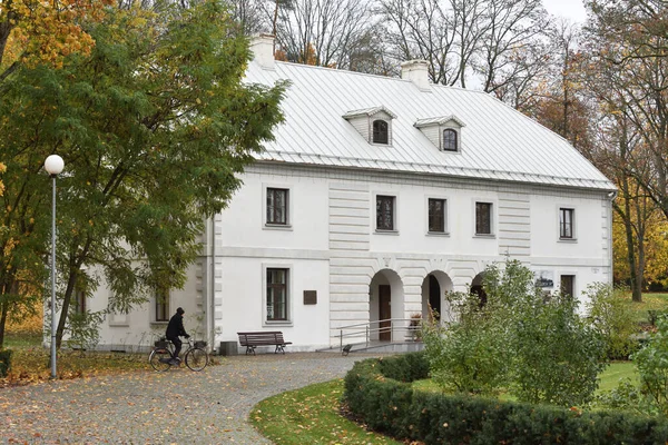 Jurbarkas Litauen Oktober Architektur Und Park Des Schlosses Jurbarkas Oktober — Stockfoto