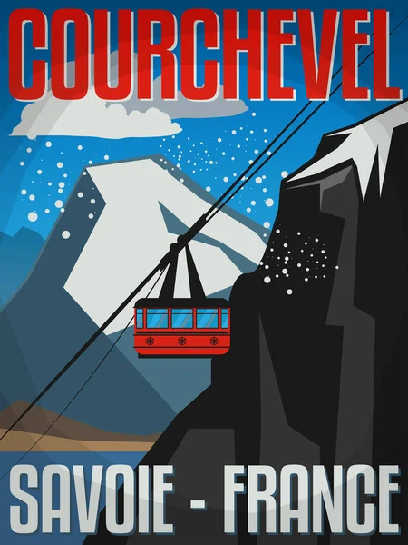 Aspen, in Colorados Rocky Mountains, is a ski resort town and destination for outdoor recreation. Vector illustration