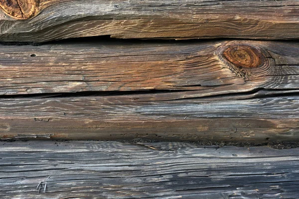 Стена Коричневого Сосны Текстура Старого Дерева Соснового Бревна — стоковое фото