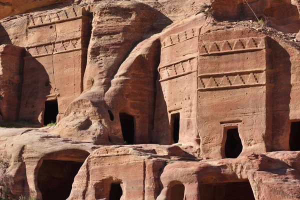 Petra Historische Und Archäologische Stadt Süden Jordaniens — Stockfoto