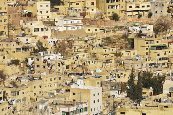 Amman Jordan Şubat 2020 Ürdün Amman Şehrinin Gün Batımındaki Yerleşim — Stok fotoğraf