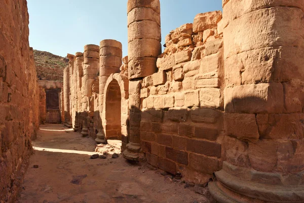 Petra Historische Archeologische Stad Zuidelijk Jordanië — Stockfoto
