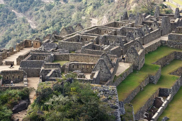 Machu Picchu Perú Septiembre 2016 Los Turistas Caminan Sitio Machu — Foto de Stock