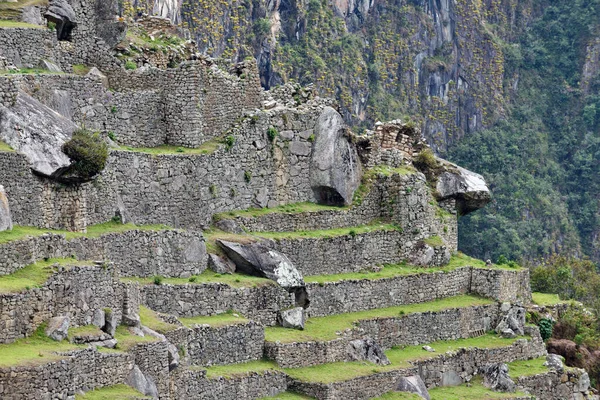 Machu Picchu Falu Romjai Peru Dél Amerika — Stock Fotó