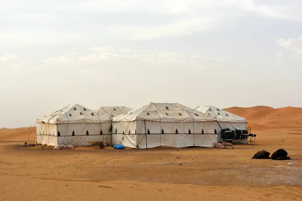 摩洛哥撒哈拉沙漠的柏柏尔帐篷 — 图库照片