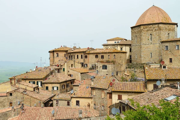 Volterra Nisan 2013 Volterra Kasabasının Nisan 2013 Tarihinde Volterra Talya — Stok fotoğraf