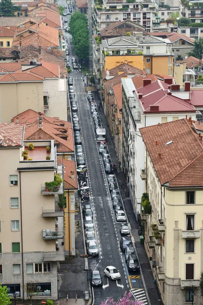 Bergamo April Blick Auf Die Stadt Bergamo April 2013 Bergamo — Stockfoto