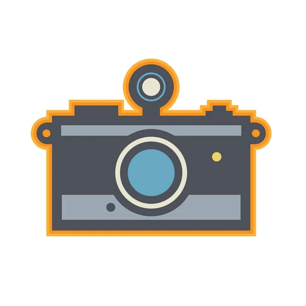 Символ Знака Фотокамеры Ретро Абстрактная Векторная Иллюстрация — стоковый вектор