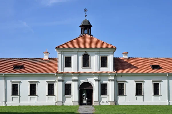 Kaunas Lithuania September 2021 Architecture Details Pazaislis Monastery Church Visitation — Stock Photo, Image