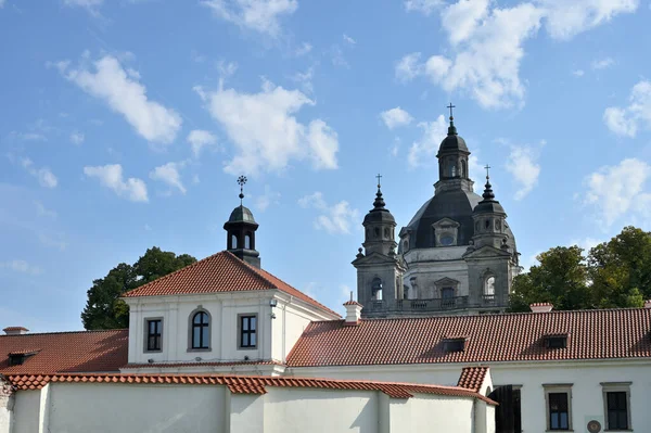 Kaunas Litvanya Eylül 2021 Pazaislis Manastırı Ziyaret Kilisesi Litvanya Daki — Stok fotoğraf