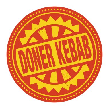 soyut damga veya metin Hünkar etiketi