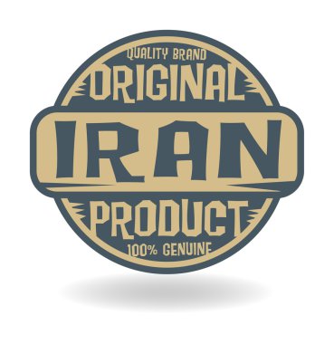 soyut damga metni özgün ürün İran ile
