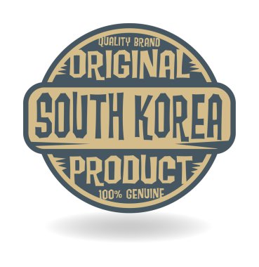 soyut damga metni özgün ürün Güney Kore ile
