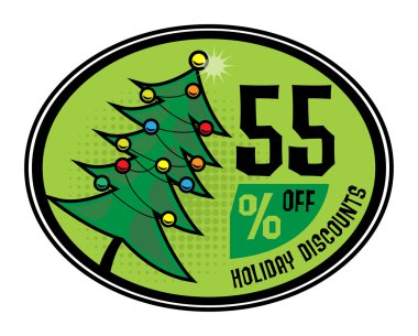 Satılık indirim işareti