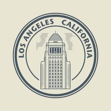 damga metni los angeles, california içinde ile