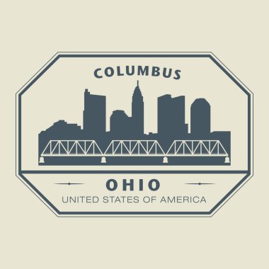 Ohio, columbus adlı damgası