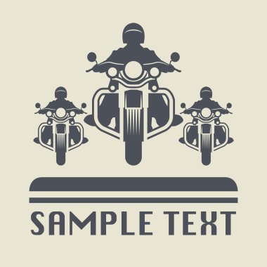 Motosiklet simgesini veya işareti