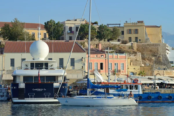 Harbor of Chania, Greece — Stock Photo, Image