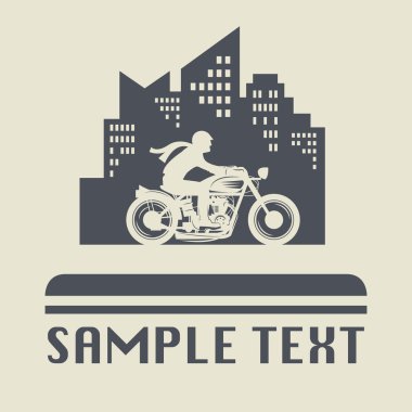 Motosiklet simgesini veya işareti