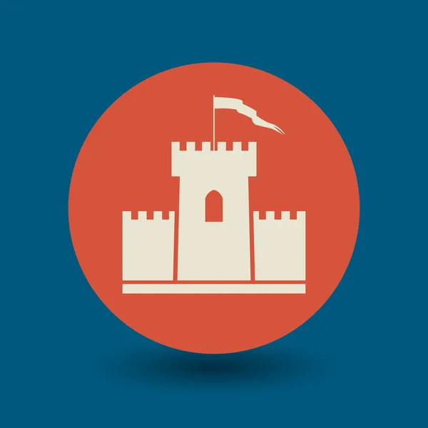 Symbol zamek — Wektor stockowy