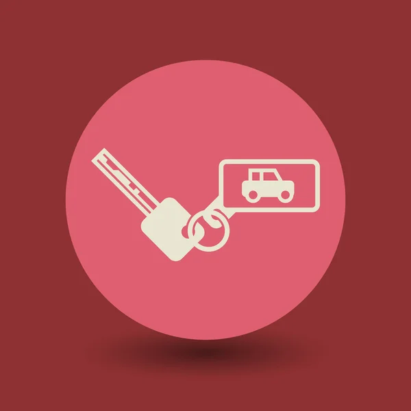 Car keys symbol — Stock Vector