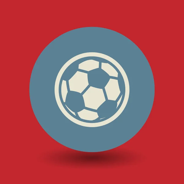 Fotboll boll symbol — Stock vektor