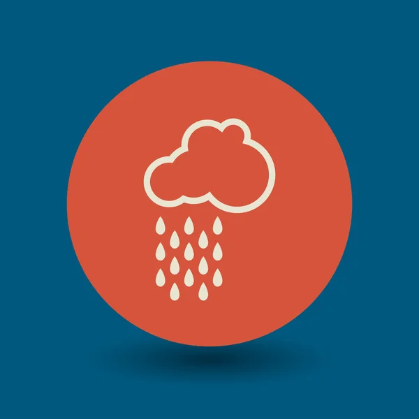 Symbole de pluie — Image vectorielle