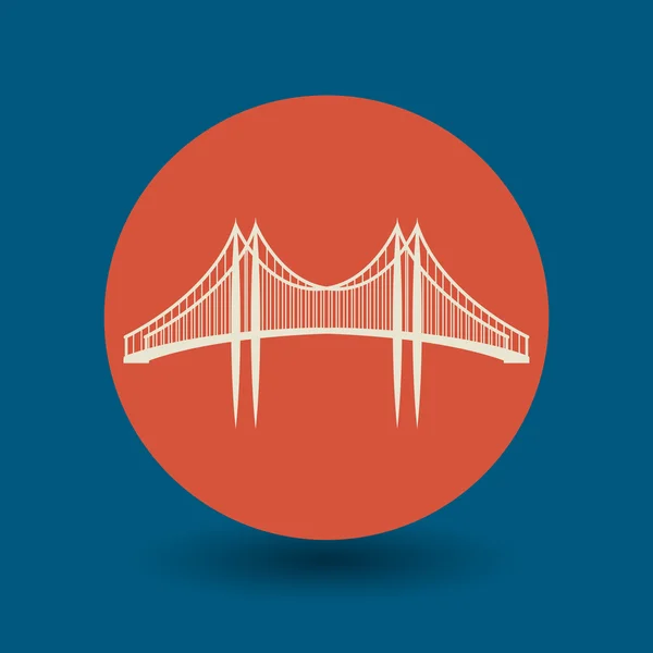 Símbolo puente — Vector de stock