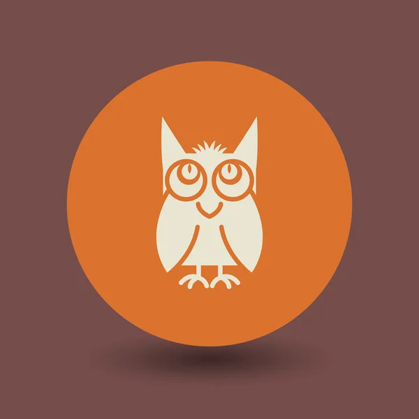 Owl symbol — Stock Vector