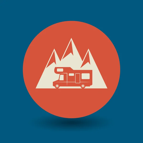 Symbole Camper — Image vectorielle