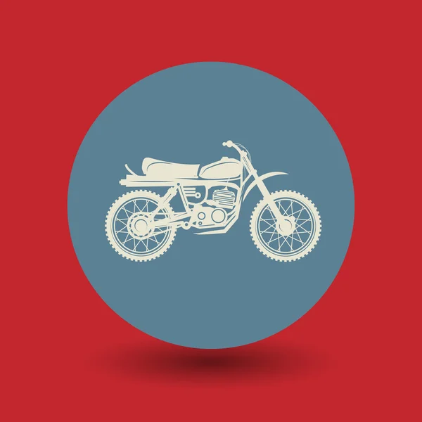 Motorrad-Symbol — Stockvektor