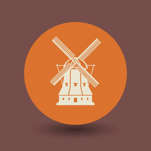 風車のシンボル — ストックベクタ