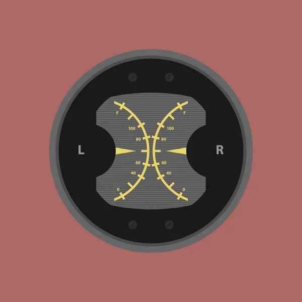 Vliegtuig instrumenten pictogram of teken — Stockvector