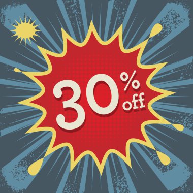 Patlama ile metin %30 indirimli