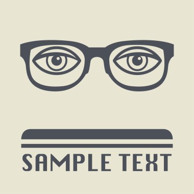 Gözlük simgesi veya işareti