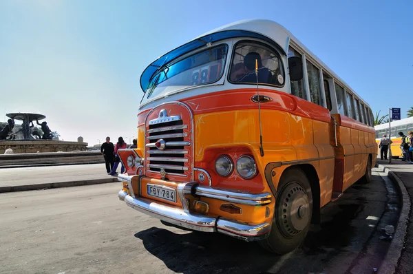 Legendary and iconic Malta public buses — Stock Photo, Image