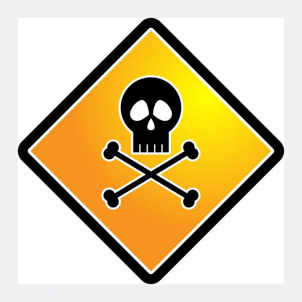 Skull sign — Stock Vector