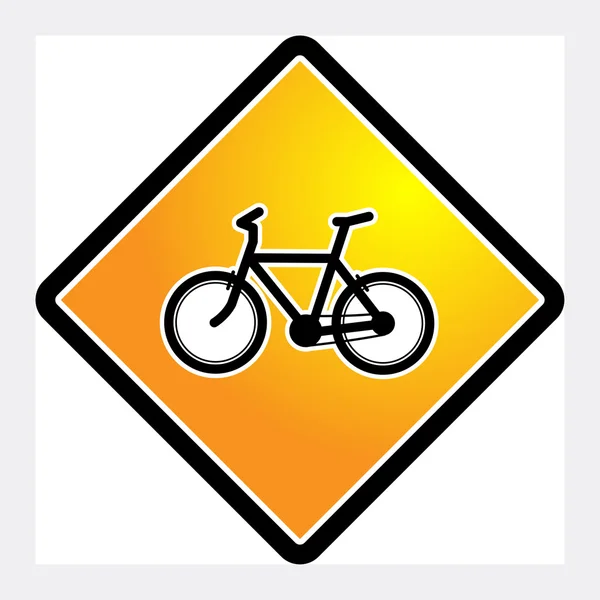 SIGNE DE BICYCLE — Image vectorielle