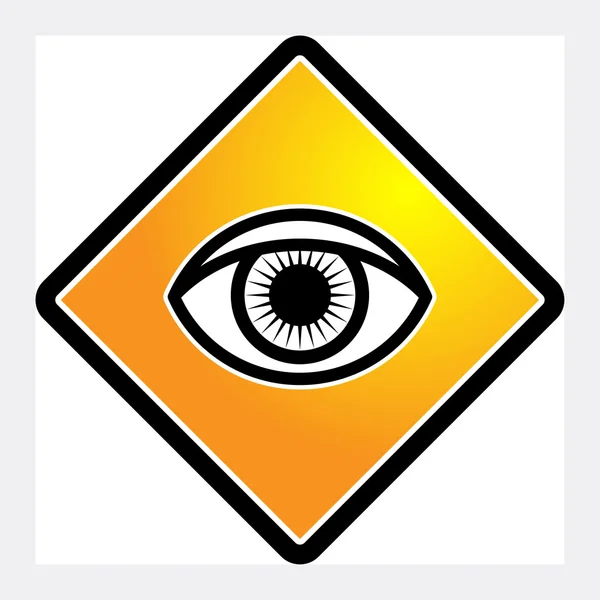 Eye sign — Stock Vector